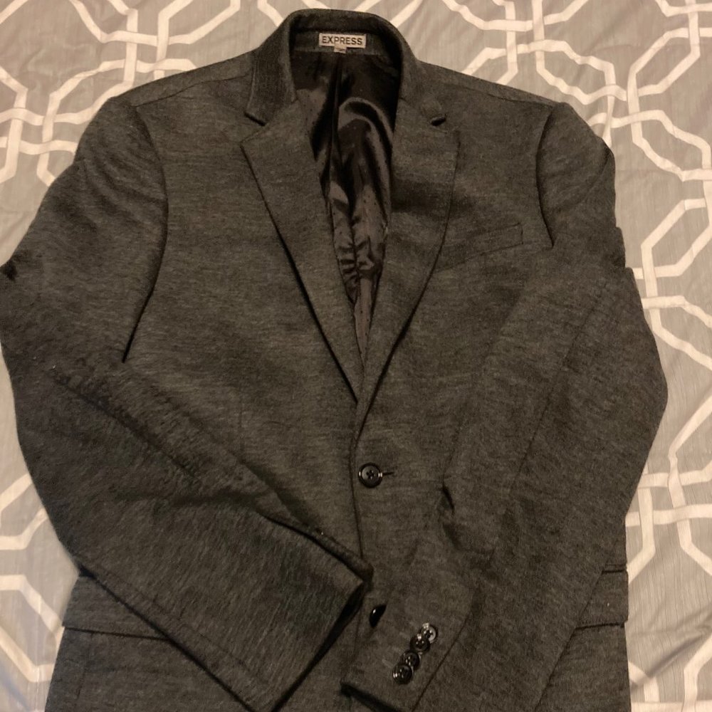 Charcoal Grey Express Photographer Blazer